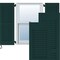 Ekena Millwork 12W x 77H Americraft Two Equal Louver Exterior Real Wood Shutters, Thermal Green, PR RW101LV12X77FGH - alternate 1